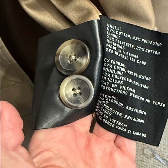 London Fog Collection Trench Coat Size XL - Picture 11 of 16